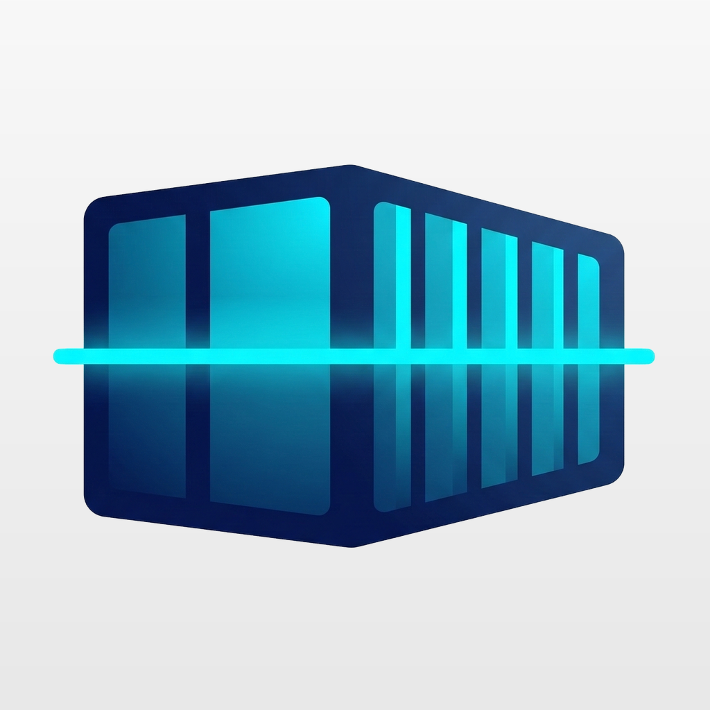 BolScan app icon — shipping container scanner